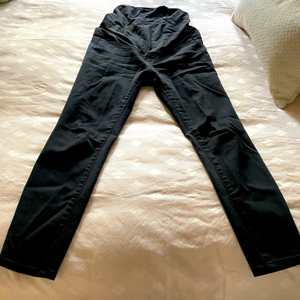 Madewell Black Maternity Jeans Size 26